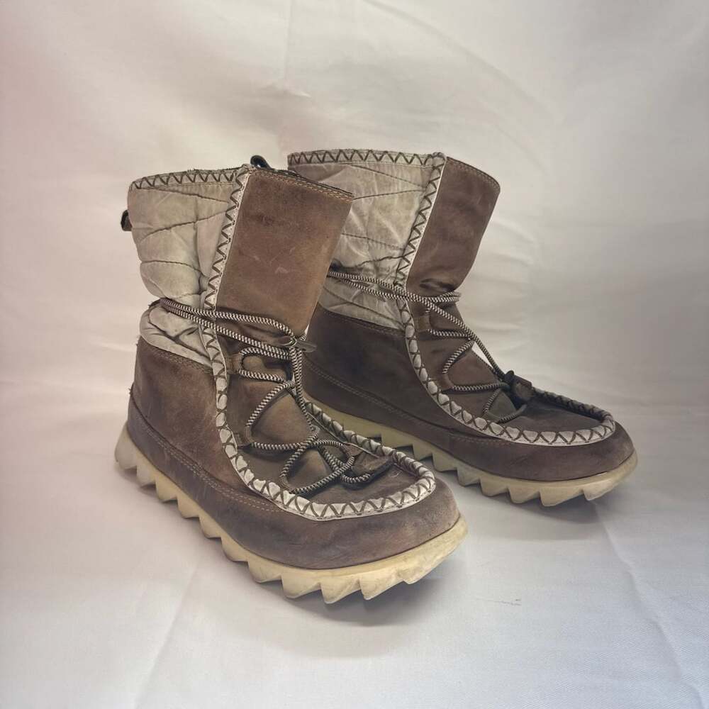The North Face Winter Boots US 7 Brown Suede Heatseeker Insulated